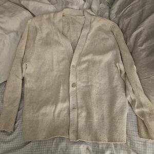 Lululemon Athletica Beige Cardigan Sweater